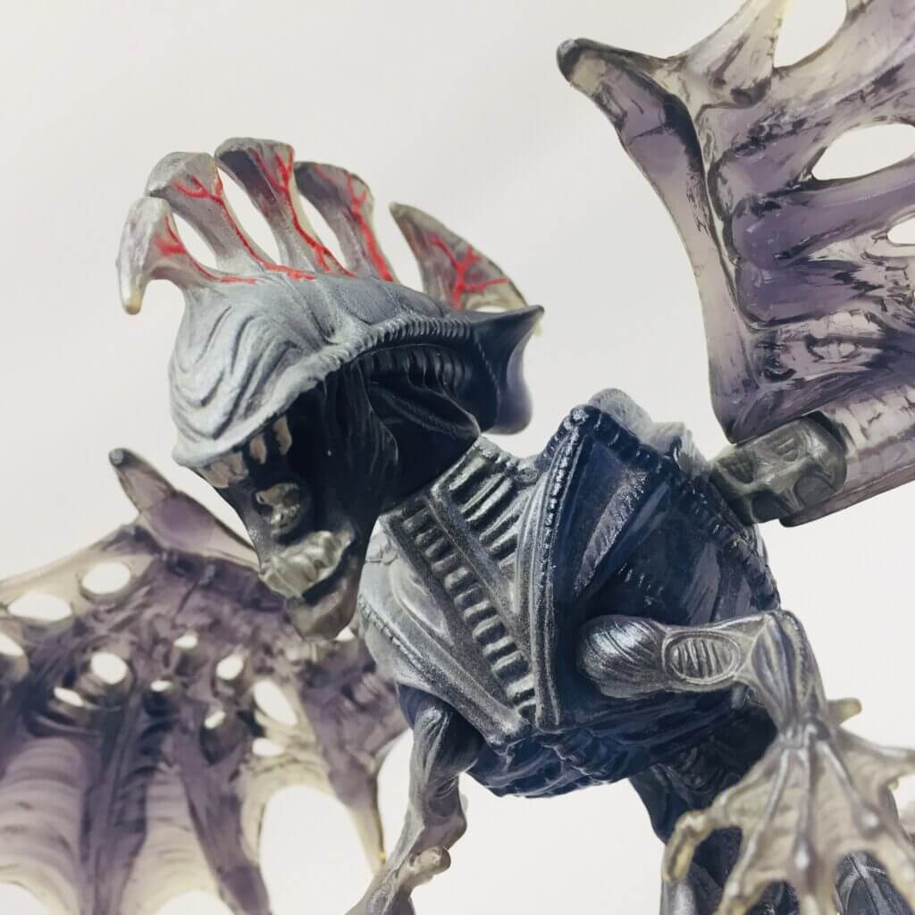 Figurine modernes. Alien, La Reine volante, zoom sur la tête