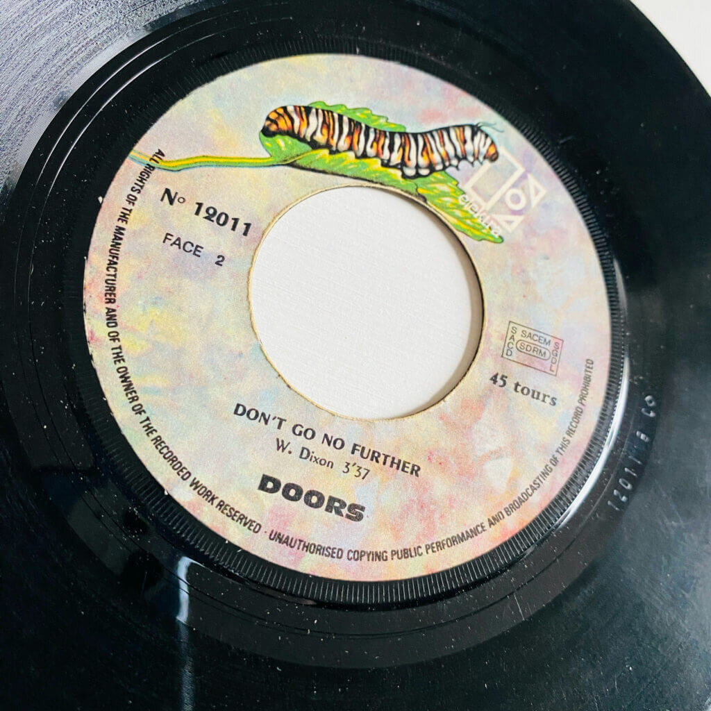 The Doors - Love Her Madly, label face B