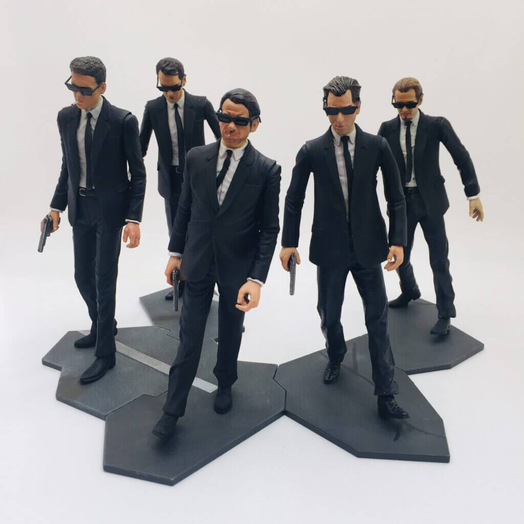 Figurines Revervoir Dogs - Les 5 héros marchent dans la rue