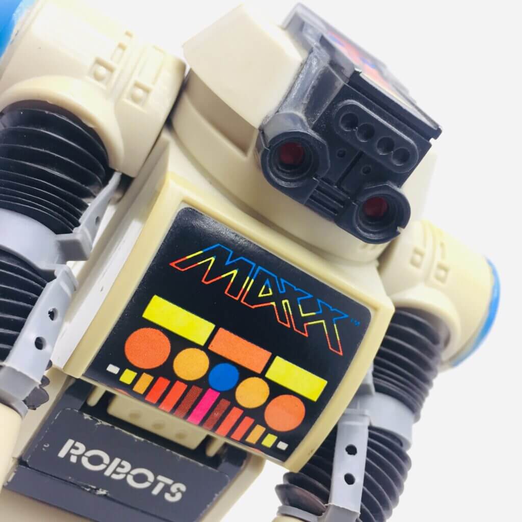 Jouet vintage. Robo Force - Maxx Steele - Zoom sur la tête