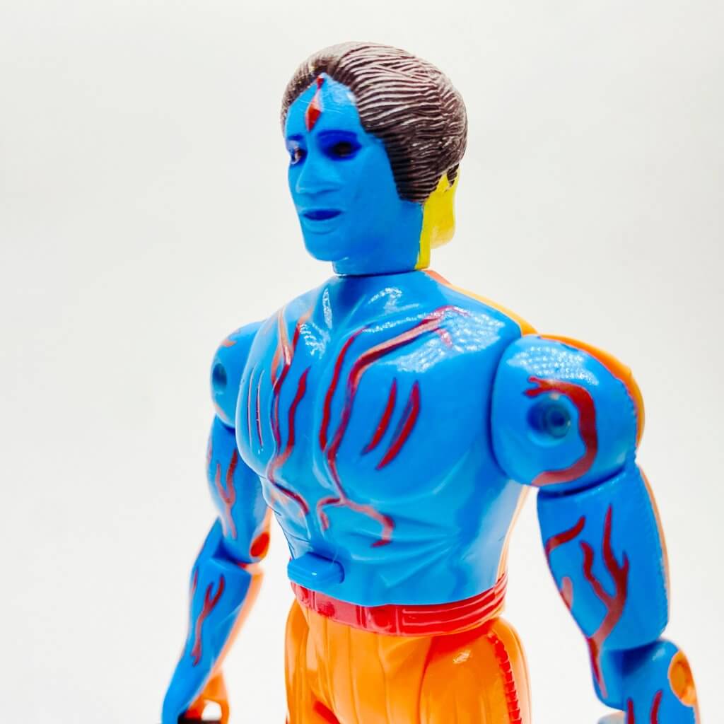 Figurine vintage. Power Lords - Lord Power - Zoom sur le visage