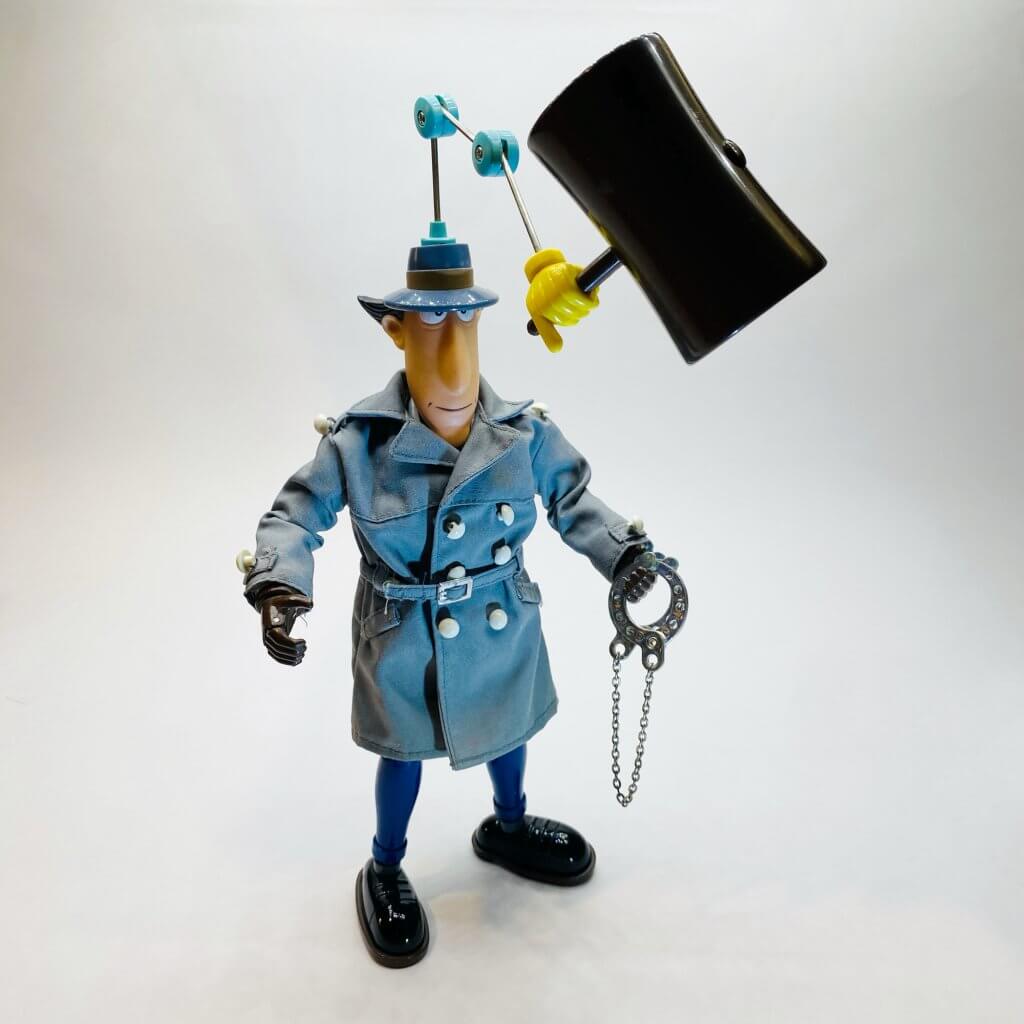 Inspecteur Gadget, BANDAI 1983, en pieds avec gadget-au-marteau