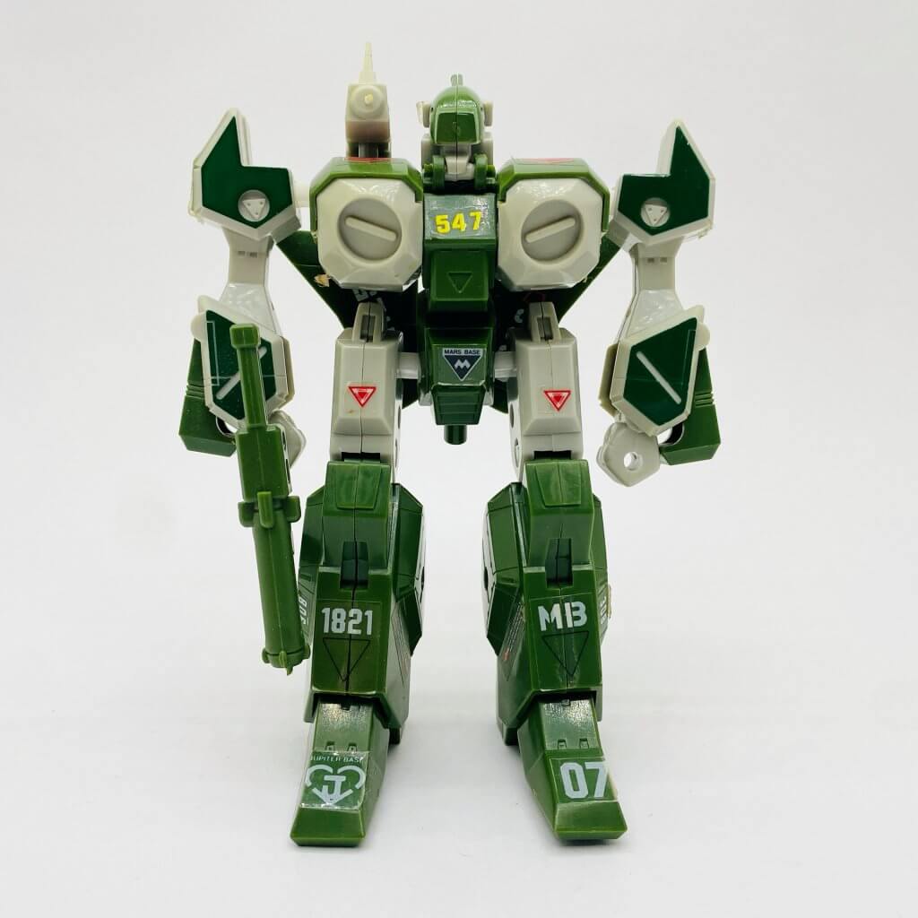 Le robot Legioss AFC-01, figurine vintage Lansay. Vue de face