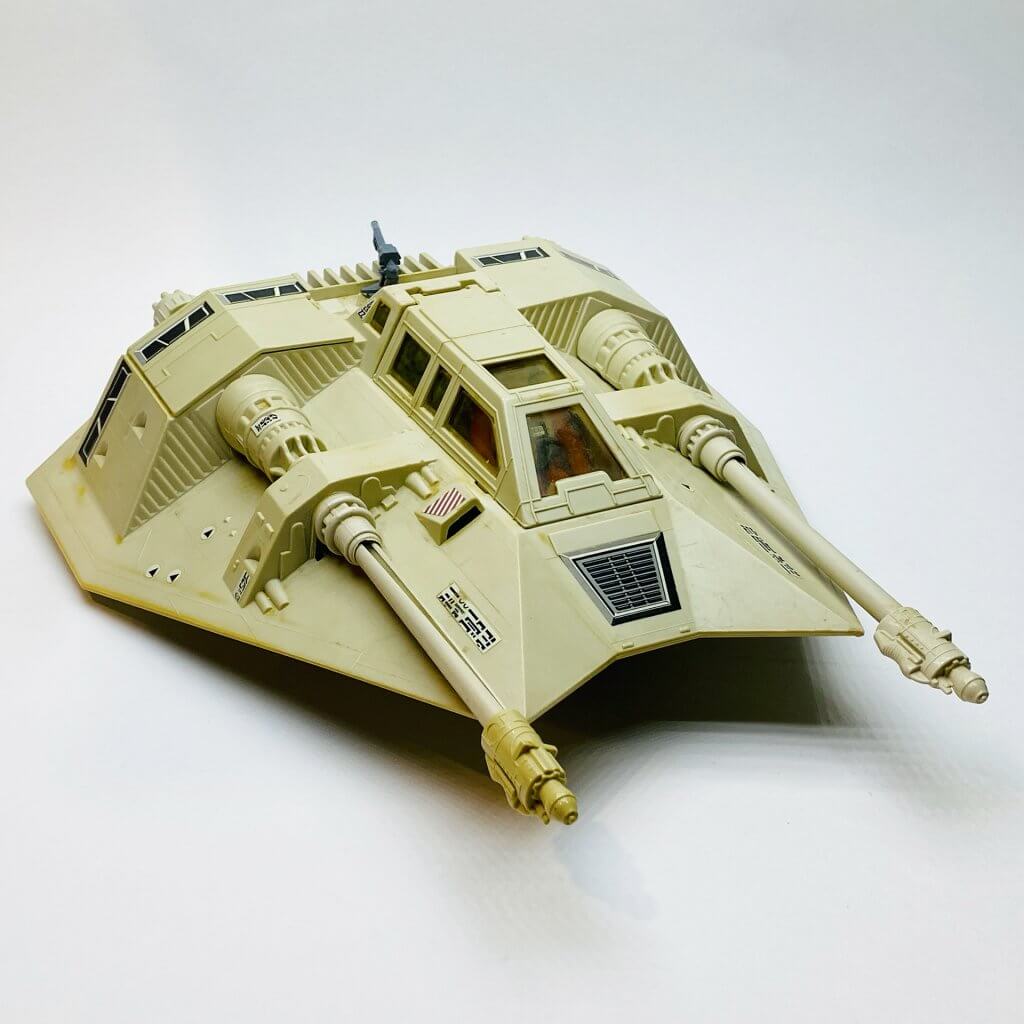 Vaisseau vintage - Snowspeeder Kenner 1980 possé avant