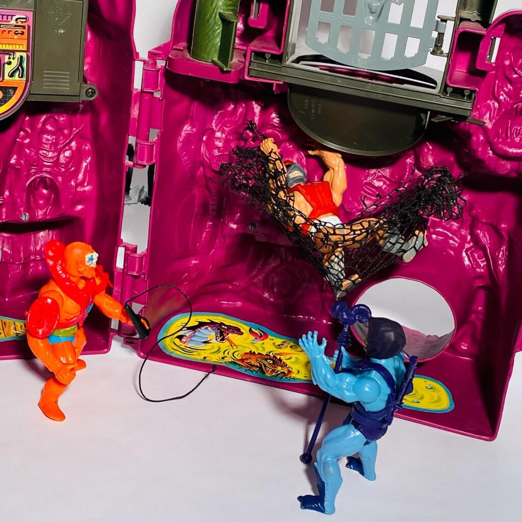 Snake Mountain vintage, Skeletor, The Beast, Zodac